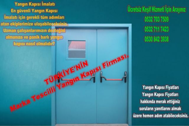 İstanbul Yangın Kapısı Satışı